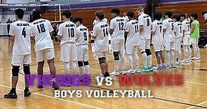 Niles North Vikings Boys Volleyball v.s. Niles West Wolves