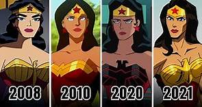The Evolution of Wonder Woman in Animated Movies (2008 - 2021)