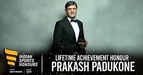 Lifetime Achievement Honour - Prakash Padukone #ish2023 #bluerising