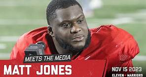 Matthew Jones talks about returning to Ohio State for another season, how he feels the OL has played