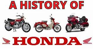 The History of Honda Motorcycles
