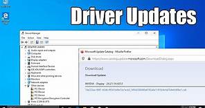 How to Install/Update Drivers in Windows 10