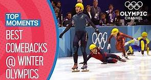 Best Ever Comebacks at the Winter Olympics | Top Moments