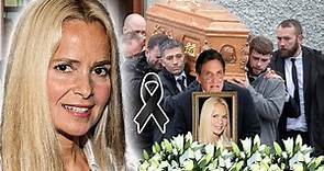 ¡HACE 2 HORAS! En el funeral de la actriz Grecia Colmenares, Víctor Cámara dio su último adiós