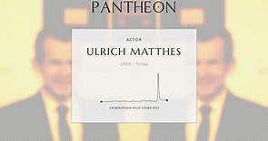 Ulrich Matthes Biography - German actor