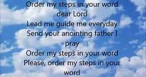 "Order My Steps" Lyrics & Video by GMWA Women of Worship