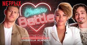 Flirting with Tom Hopper and Robert Sheehan of Umbrella Academy | Charm Battle | Netflix