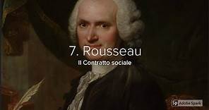 7. Rousseau. Il Contratto sociale