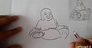 Cómo dibujar a Buda | How to draw Lord Buddha
