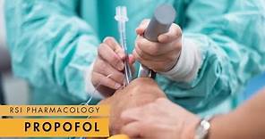 Propofol - Rapid Sequence Intubation