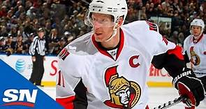 Daniel Alfredsson Hits 1000 Points | This Day In Hockey History