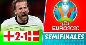 🔥 INGLATERRA vs DINAMARCA (2-1) ➤ Resumen y GOLES 🏆 EURO 2020 ➤ Partido de SEMIFINALES Eurocopa 2021
