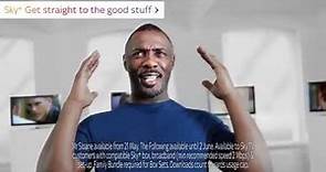 New Sky+ Homepage (UK) with Idris Elba