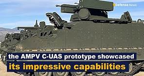 The new combat vehicle of BAE Systems and Moog to shoot down drones
