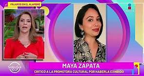 Maya Zapata responde por presunta apropiación cultural junto a Tenoch Huerta | Sale el Sol