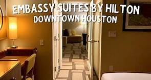 Tour of 2-Bedroom Suite Room at Embassy Suites by Hilton Houston Downtown || Hotel Room Tours