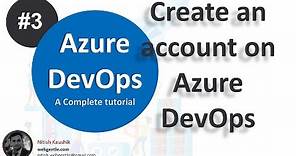(#3) Create an account on Azure DevOps | Azure DevOps Tutorial For Beginners | WebGentle