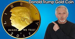 Donald Trump Gold Plated Collectable Coin