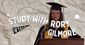 study with rory gilmore ║ gilmore girls yale edition - with aesthetic lofi music + pomodoro timer ☆