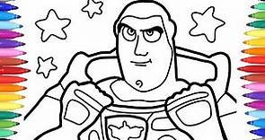 TOY STORY 4 COLORING PAGE DRAWING AND COLORING BUZZ LIGHTYEAR