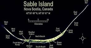 Tragedy on Sable Island 1598-1603 New France Atlantic Coast of Halifax, Nova Scotia, Canada