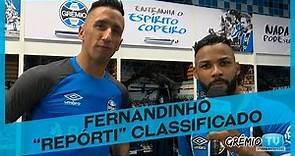 Fernandinho "Repórti" classificado! l GrêmioTV
