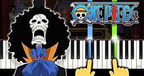 One Piece - Bink's Sake - EASY Piano tutorial