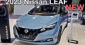 NEW 2023 Nissan LEAF - Visual REVIEW interior, exterior (Automobile Barcelona)