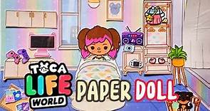 Make your own TOCA LIFE WORLD Paper Doll House - Episode 2 | Easy to Make | Toca Boca