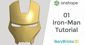 Creando la máscara de Iron Man en Onshape - 01