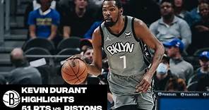 Kevin Durant Highlights | 51 points - Highest Scoring Game in the NBA This Season!