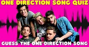 One Direction Music Quiz | Guess the One Direction Song | Music Quiz
