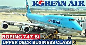 KOREAN AIR BOEING 747-8i (BUSINESS CLASS) | Seoul - Paris