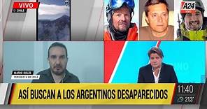 🔴 Qué se sabe de los andinistas argentinos perdidos en la Cordillera de Los Andes
