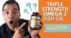 Triple Strength Omega 3 Fish Oil By Solgar As A Joint Supplement Honest Physical Therapist Review