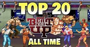 TOP 20 The Best 👊 BEAT'EM UP 👊 Games all time