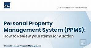 GSA PPMS: How to Review your Items for Auction