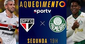 SÃO PAULO X PALMEIRAS | AQUECIMENTO AO VIVO E COM IMAGENS | BRASILEIRÃO 2024 | #live | sportv