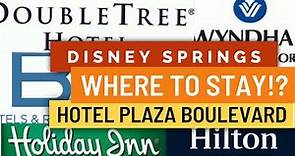 Disney Springs Hotels on Resort Plaza Boulevard! Good neighbor resorts tour