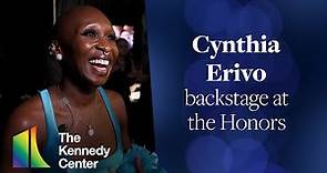 Cynthia Erivo backstage at the 46th Kennedy Center Honors (2023)