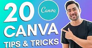 20 CANVA TIPS AND TRICKS // Canva Tutorial For Beginners
