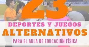 24 Deportes alternativos para Educación Física - Web Personal del Profesor Víctor Arufe