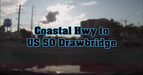 Driving to Ocean City, Maryland - Timelapse