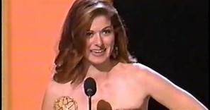 Debra Messing wins 2003 Emmy Award for Lead Actress in a Comedy Series