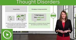 Thought Disorders: Different Types & Diagnoses – Psychiatry | Lecturio