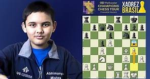 IMPRESSIONANTE - Grande Mestre de Xadrez de 12 anos x Super Grande Mestre || #championschesstour