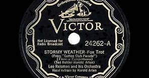 1933 HITS ARCHIVE: Stormy Weather - Leo Reisman (Harold Arlen, vocal)