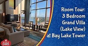 Bay Lake Tower - 3 Bedroom Grand Villa with a Lake View - Room Tour