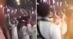 Horror moment groom is shot dead by stray bullet as gun-wielding guests fire shots into the air during