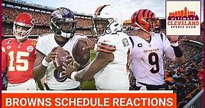 CLEVELAND BROWNS 2024 SCHEDULE RELEASE INSTANT REACTION